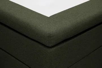 HVILA Classic -sänkypaketti 90x200 cm, jenkkisänky timanttikuvioisella sängynpäädyllä - Vihreä - Huonekalut - Sänky - Jenkkisängyt