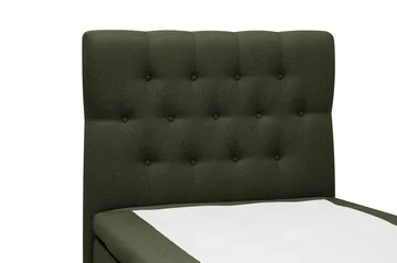 HVILA Classic -sänkypaketti 90x200 cm, jenkkisänky timanttikuvioisella sängynpäädyllä - Vihreä - Huonekalut - Sänky - Jenkkisängyt