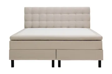 HVILA Classic täydellinen sänkypaketti 160x200 cm, jenkkisänky ruutukuvioidulla sängynpäädyllä