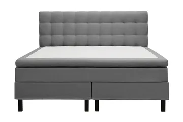 HVILA Classic täydellinen sänkypaketti 160x200 cm, jenkkisänky ruutukuvioidulla sängynpäädyllä