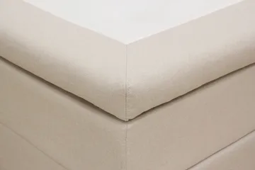 HVILA Classic täydellinen sänkypaketti 160x200 cm, jenkkisänky timanttikuvioidulla sängynpäädyllä - Beige - Huonekalut - Sänky - Jenkkisängyt