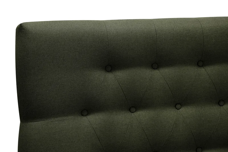 HVILA Classic täydellinen sänkypaketti 160x200 cm, jenkkisänky timanttikuvioidulla sängynpäädyllä - Vihreä - Huonekalut - Sänky - Jenkkisängyt
