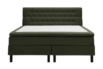 HVILA Classic täydellinen sänkypaketti 160x200 cm, jenkkisänky timanttikuvioidulla sängynpäädyllä