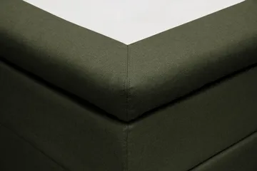 HVILA Classic -täydellinen sänkypaketti: 160x200 cm:n jenkkisänky ruututikkauksellisella sängynpäädyllä - Vihreä - Huonekalut - Sänky - Jenkkisängyt