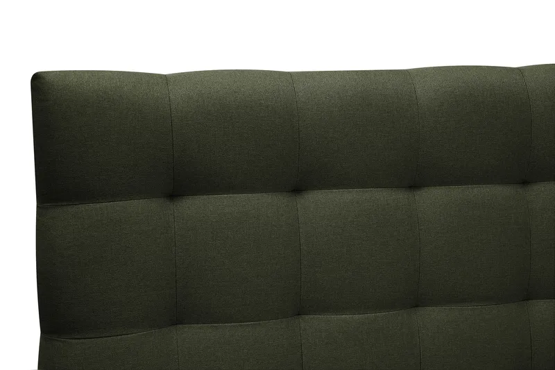 HVILA Classic täydellinen sänkypaketti 180x200 cm, jenkkisänky ruutukuvioidulla sängynpäädyllä - Vihreä - Huonekalut - Sänky - Jenkkisängyt