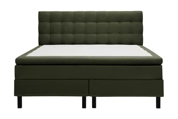 HVILA Classic täydellinen sänkypaketti 180x200 cm, jenkkisänky ruutukuvioidulla sängynpäädyllä
