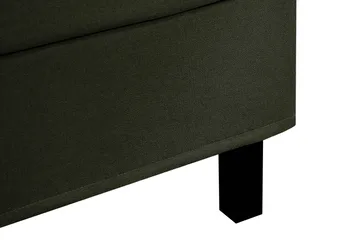 HVILA Classic -täydellinen sänkypaketti: 180x200 cm:n jenkkisänky ruututikkauksellisella sängynpäädyllä - Vihreä - Huonekalut - Sänky - Jenkkisängyt