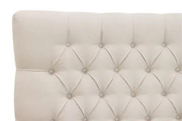 HVILA Lyx täydellinen sänkypaketti 160x200 cm Jenkkisänky napitetulla sängynpäädyllä - Vaaleanbeige - Huonekalut - Sänky - Jenkkisängyt