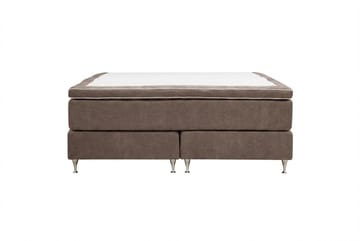 HVILA Premium -jenkkisänky 180x200 cm - Ruskea kangas - Huonekalut - Sänky - Jenkkisängyt