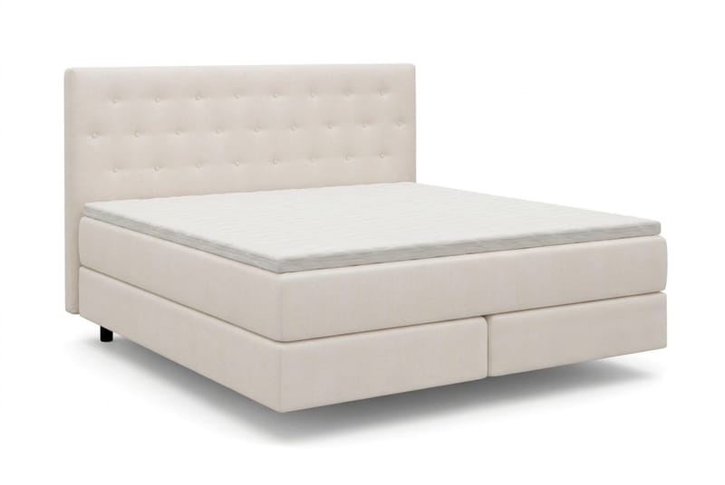 HVILA Premium sänkypaketti jenkkisänky 180x200 cm kelluvalla efektillä sis. lateksinen petauspatja ja pestävä päällinen - Medium/Kova - Huonekalut - Sänky - Runkopatjasängyt