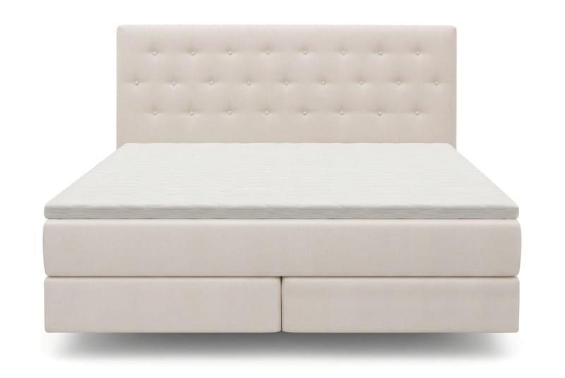 HVILA Premium sänkypaketti jenkkisänky 180x200 cm kelluvalla efektillä sis. lateksinen petauspatja ja pestävä päällinen, Medium/Kova