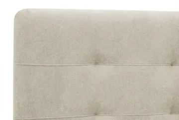 HVILA Premium täydellinen sänkypaketti 160x200 cm, kontinenttisänky sängynpäädyllä - Beige kangas - Huonekalut - Sänky - Jenkkisängyt