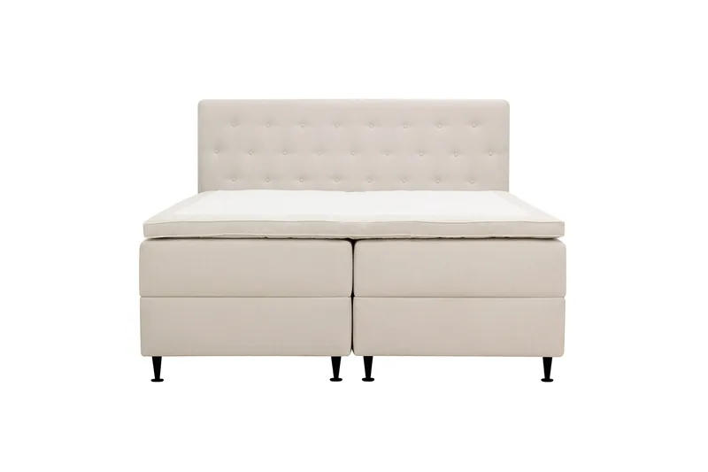 HVILA Plus Täydellinen sänkypaketti säilytystilalla 180x200 cm, Vaalea beige