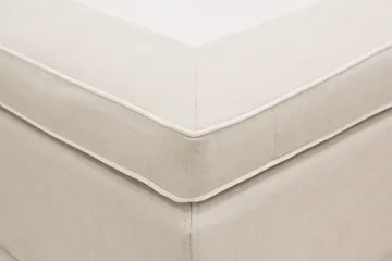 HVILA Premium Täydellinen Sänkypaketti 160x200 cm Kontinenttisänky sängynpäädyllä - Vaaleanbeige kangas - Huonekalut - Sänky - Jenkkisängyt