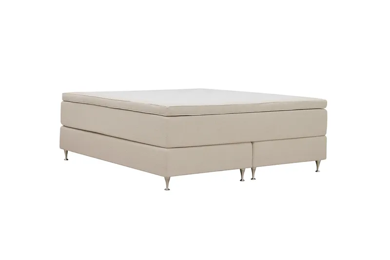 HVILA Premium -jenkkisänky 180x200 cm - Vaaleanbeige buklee - Huonekalut - Sänky - Jenkkisängyt