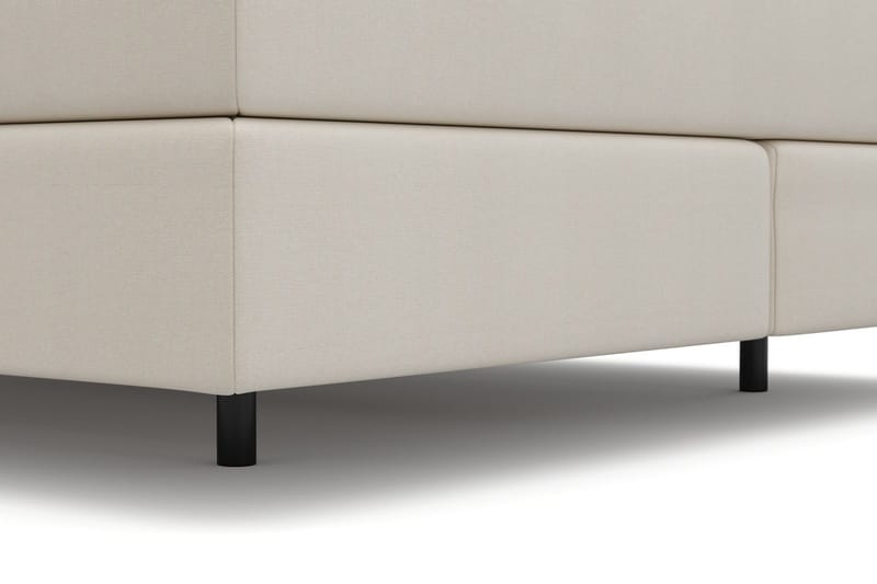 HVILA Premium sänkypaketti jenkkisänky 180x200 cm kelluvalla efektillä ilman petauspatjaa - Valkoinen - Huonekalut - Sänky - Runkopatjasängyt