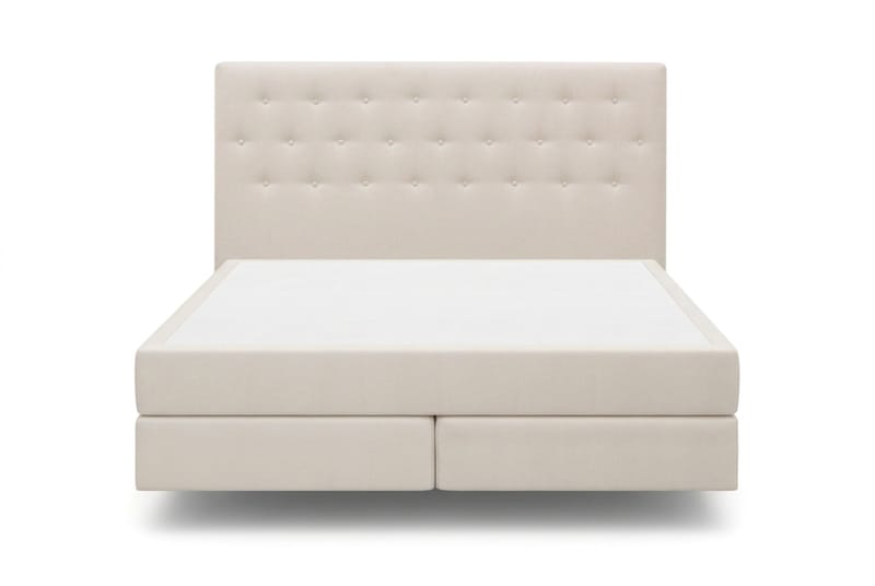 HVILA Premium sänkypaketti jenkkisänky 180x200 cm kelluvalla efektillä ilman petauspatjaa, Valkoinen