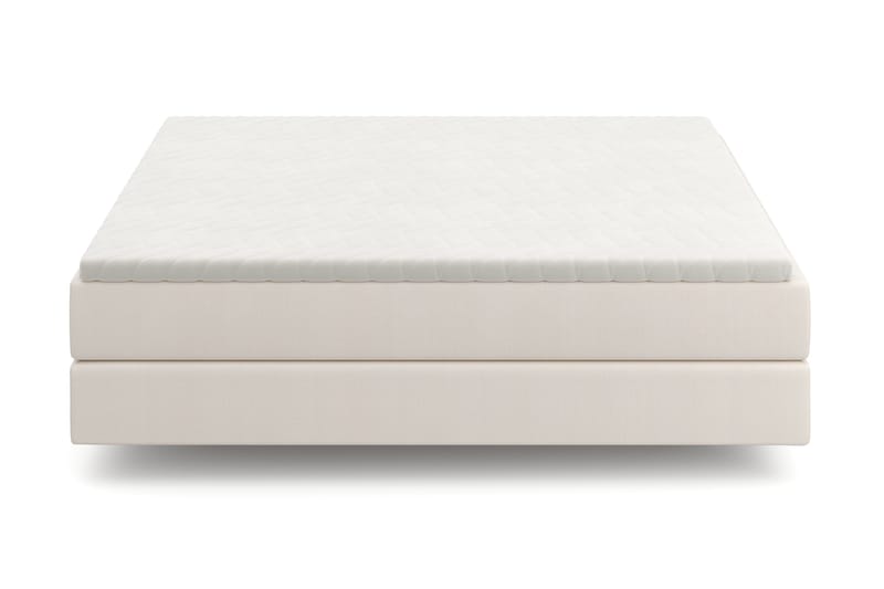 HVILA Premium -jenkkisänky 180x200 cm kelluvalla efektillä, sis. petauspatja polyeteerivaahtoa pehmeä/keskikova, pestävä päällinen - Pehmeä/keskikova - Huonekalut - Sänky - Runkopatjasängyt