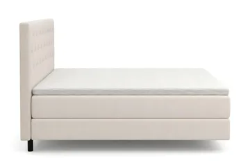 HVILA Premium sänkypaketti jenkkisänky 180x200 cm kelluvalla efektillä sis. lateksinen petauspatja ja pestävä päällinen - Medium/Kova - Huonekalut - Sänky - Runkopatjasängyt