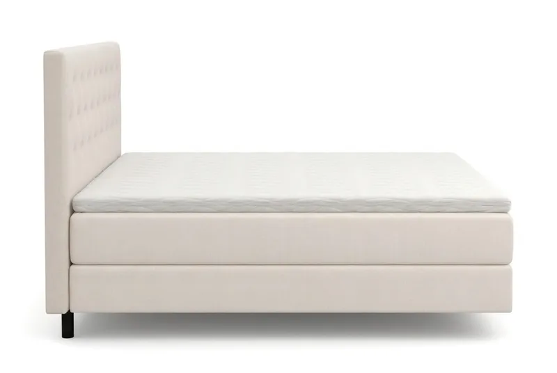 HVILA Premium sänkypaketti jenkkisänky 180x200 cm kelluvalla efektillä sis. lateksinen petauspatja ja pestävä päällinen - Medium/Kova - Huonekalut - Sänky - Runkopatjasängyt