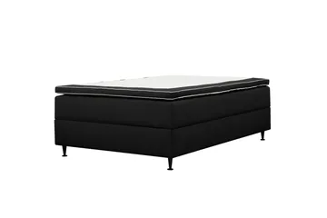 HVILA Plus Jenkkisänky 120x200 cm Kankaalla Säilytystilalla + Sänkypatja Jäykkyysaste Keskijäykkä - Antrasiitti - Huonekalut - Sänky - Yhden hengen sängyt