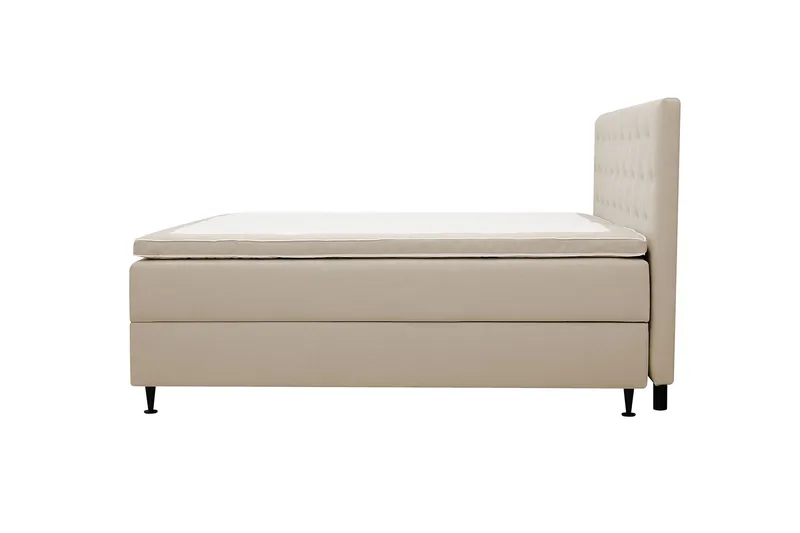 HVILA Plus täydellinen sänkypaketti säilytystilalla 180x200 cm - Beige - Huonekalut - Sänky - Yhden hengen sängyt