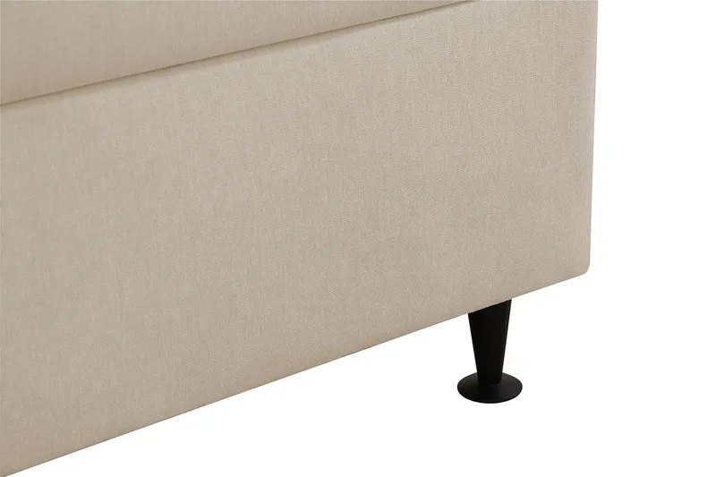 HVILA Plus täydellinen sänkypaketti säilytystilalla 180x200 cm - Beige - Huonekalut - Sänky - Yhden hengen sängyt