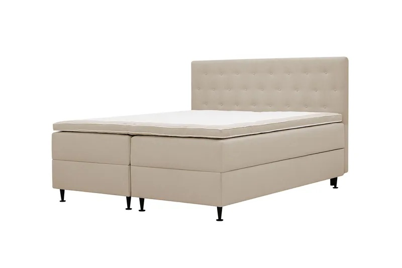 HVILA Plus täydellinen sänkypaketti säilytystilalla 180x200 cm - Beige - Huonekalut - Sänky - Yhden hengen sängyt