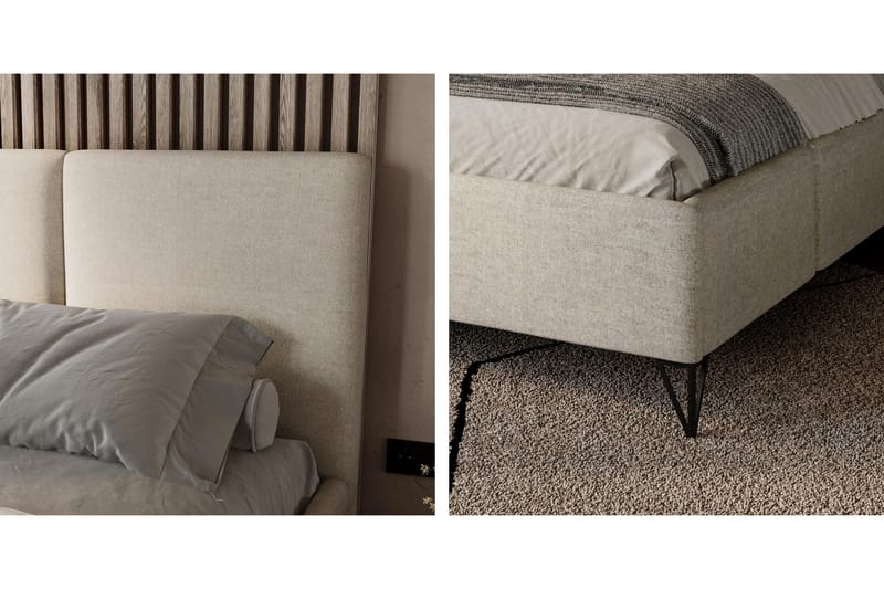 Itaca Säilytyssänky - Beige - Huonekalut - Sänky - Sängyt säilytystilalla