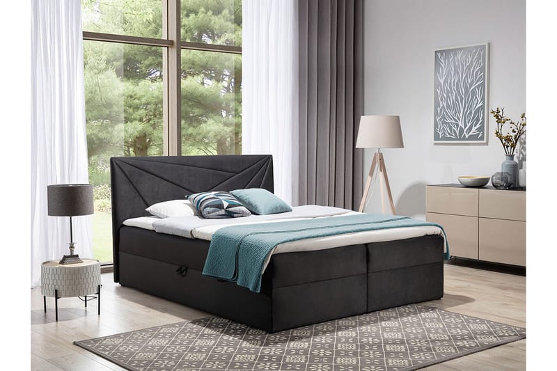 Deserto Jenkkisänky 120x200 + Sijauspatja - Huonekalut - Sänky - Jenkkisängyt