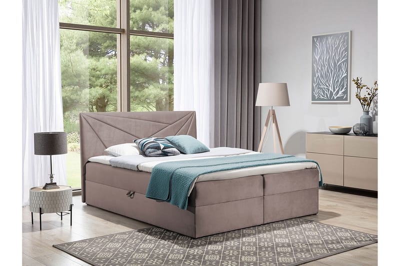 Deserto Jenkkisänky 140x200 + Sijauspatja - Huonekalut - Sänky - Jenkkisängyt