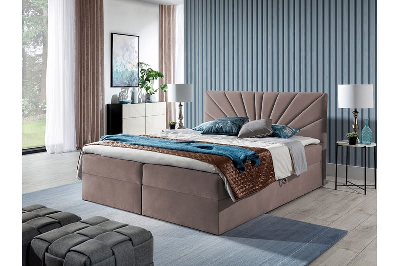 Deserto Jenkkisänky 160x200 + Sijauspatja - Huonekalut - Sänky - Jenkkisängyt