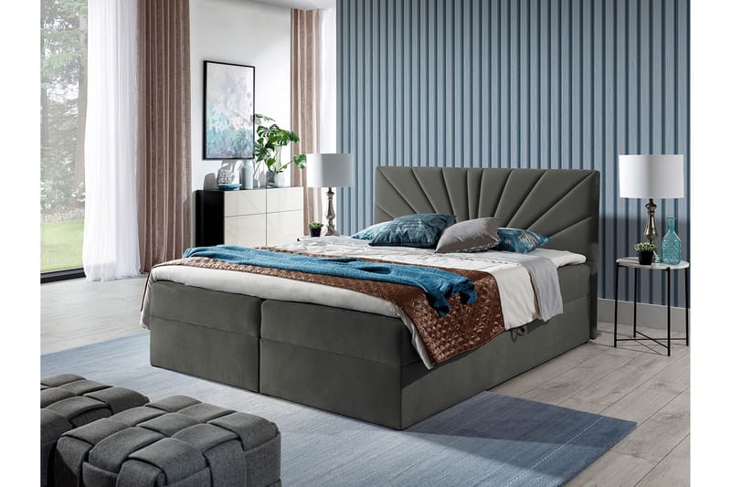 Deserto Jenkkisänky 160x200 + Sijauspatja - Huonekalut - Sänky - Jenkkisängyt