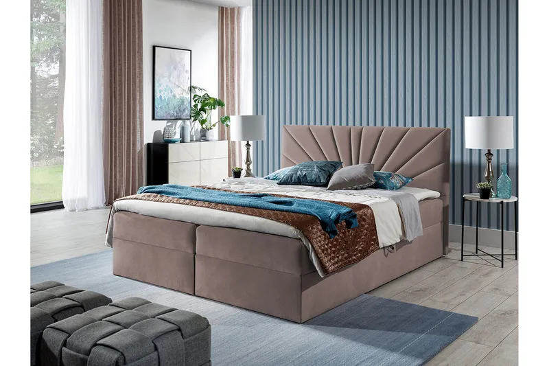 Deserto Jenkkisänky 180x200 + Sijauspatja - Huonekalut - Sänky - Jenkkisängyt