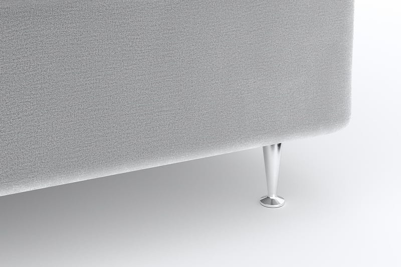 Faylor Lyx Velvet 180x200 - Vaaleanharmaa - Huonekalut - Sänky - Parisänky