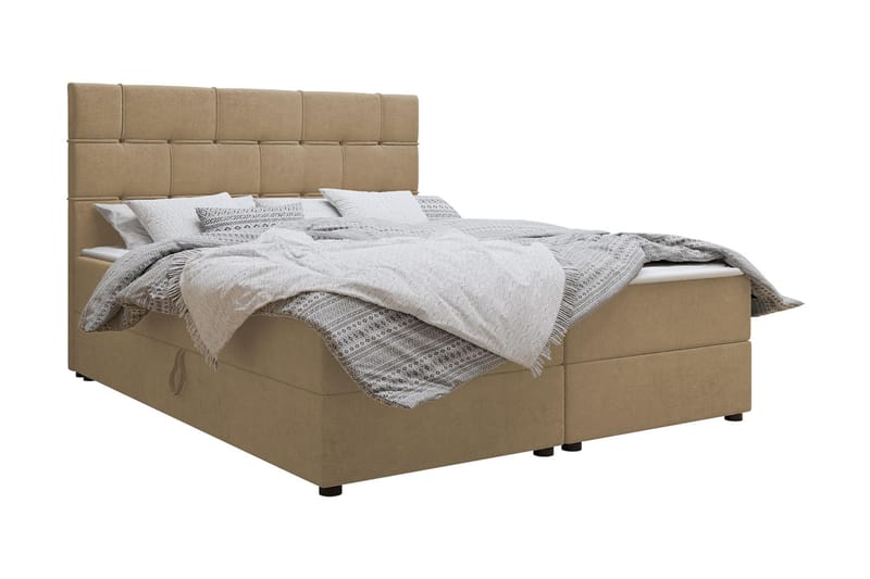 Jenkkisänky 180x200 cm - Beige - Huonekalut - Sänky - Jenkkisängyt