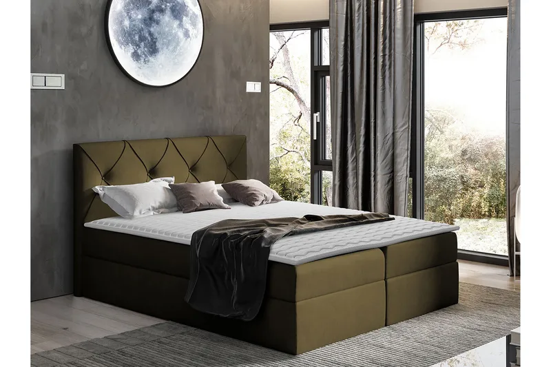 Jenkkisänky 200x200 cm - Huonekalut - Sänky - Jenkkisängyt