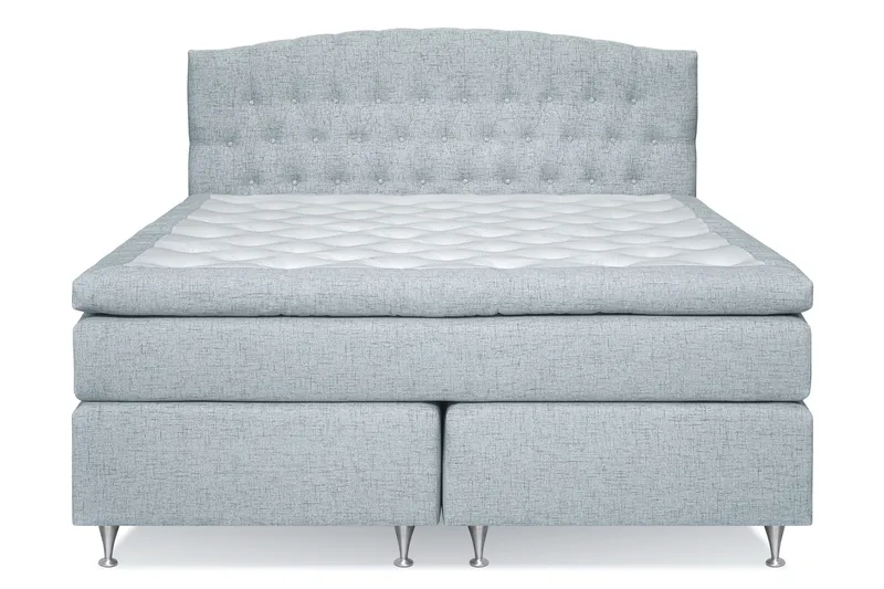 Jenkkisänky Abelie 180x200 Kova/Medium - Vaaleansininen - Huonekalut - Sänky - Jenkkisängyt