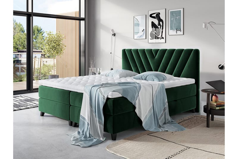 Jenkkisänky Amodioa 160x210 cm - Huonekalut - Sänky - Jenkkisängyt