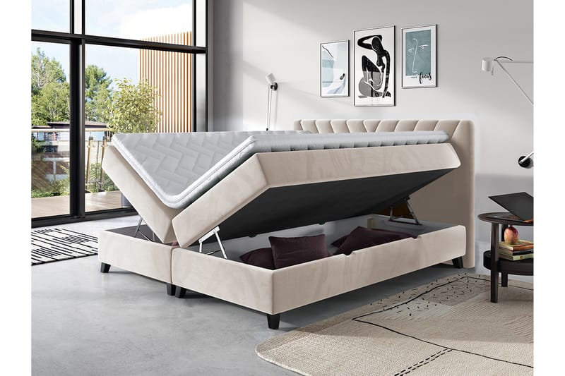 Jenkkisänky Amodioa 160x210 cm - Huonekalut - Sänky - Jenkkisängyt