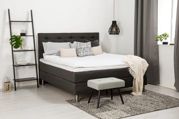 Jenkkisänky Belmond 180x200 - Tummanharmaa - Huonekalut - Sänky - Sänkypaketti
