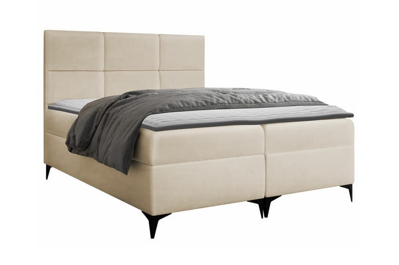 Jenkkisänky Boisdale 160x200 cm - Beige - Huonekalut - Sänky - Jenkkisängyt