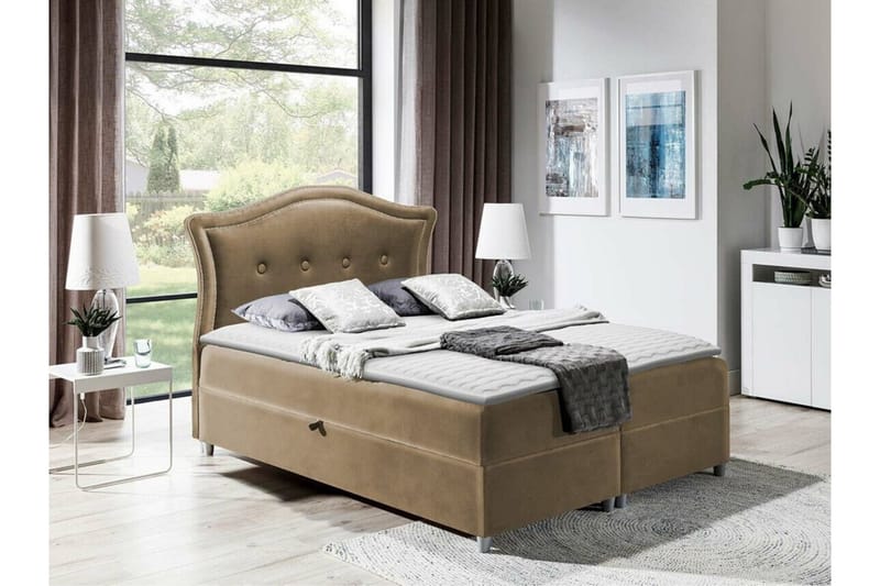 Jenkkisänky Boisdale 200x200 cm - Huonekalut - Sänky - Jenkkisängyt