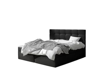 Jenkkisänky Bruvold 180x200 cm - Musta - Huonekalut - Sänky - Sängyt säilytystilalla