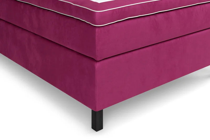 Jenkkisänky Celine 140x200 cm Sametti - Roosa - Huonekalut - Sänky - Jenkkisängyt