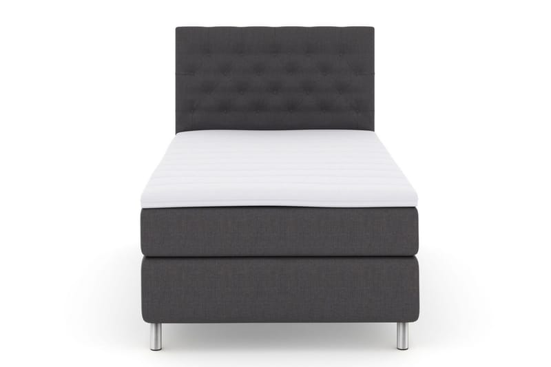 Jenkkisänky Choice No 3 120x200 Kova - Tummanharmaa/Metalli - Huonekalut - Sänky - Yhden hengen sängyt