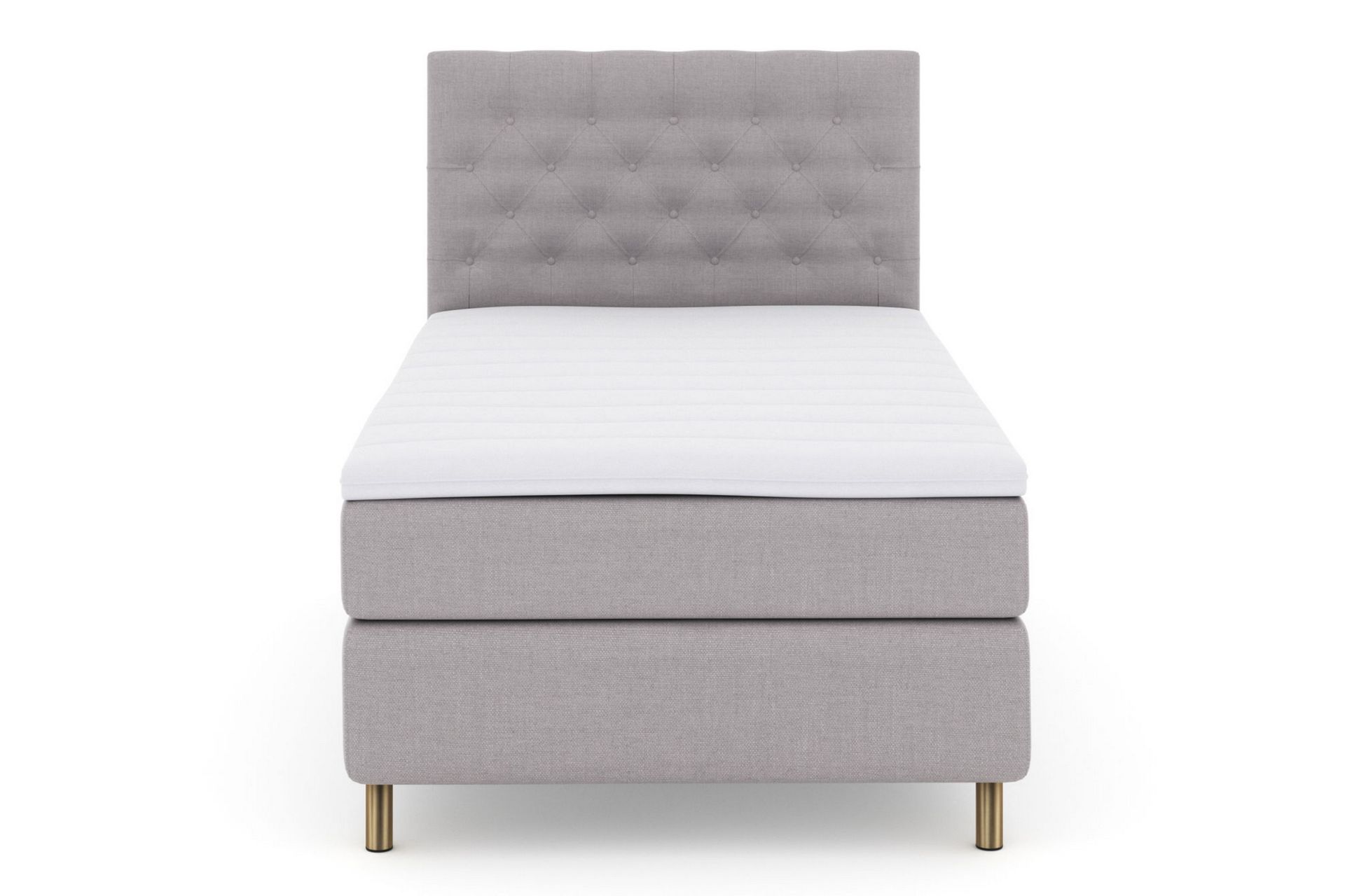 Jenkkisänky Choice No 3 120x200 Kova - Vaaleanharmaa/Kupari - Huonekalut - Sänky - Jenkkisängyt