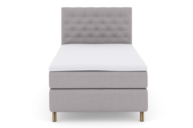 Jenkkisänky Choice No 3 120x200 Kova - Vaaleanharmaa/Kupari - Huonekalut - Sänky - Jenkkisängyt