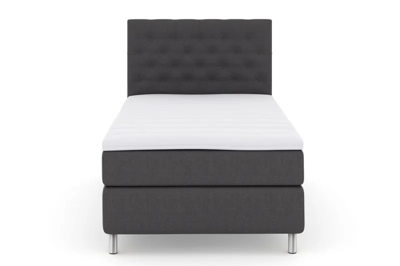 Jenkkisänky Choice No 3 120x200 Medium - Tummanharmaa/Metalli - Huonekalut - Sänky - Yhden hengen sängyt