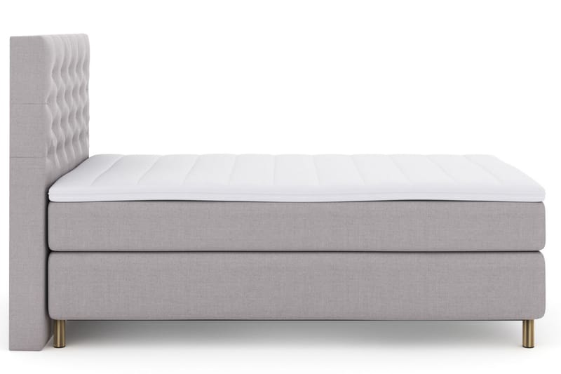 Jenkkisänky Choice No 3 120x200 Medium - Vaaleanharmaa/Kupari - Huonekalut - Sänky - Jenkkisängyt